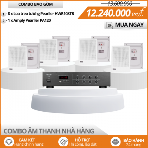 Dàn Loa Nghe Nhạc Nền Cho Nhà Hàng  HWR108TB