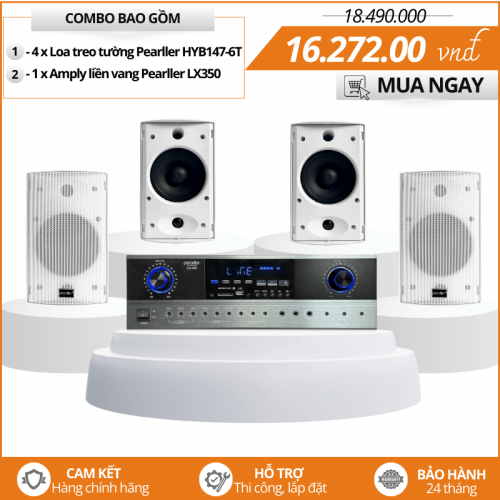 Bộ Loa Nhỏ Treo Tường - Pearller HYB147-6T