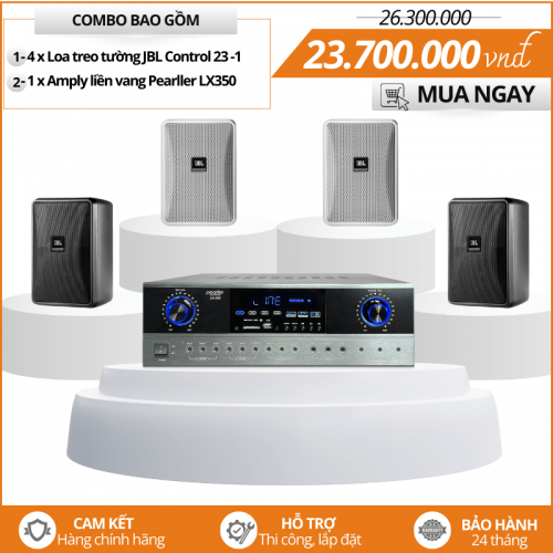 Bộ Loa Treo Tường Mini JBL Control 23-1 - Loa Treo Chính Hãng