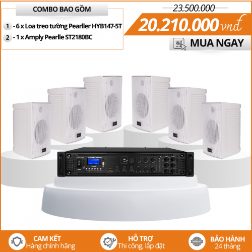Bộ Loa Treo Tường Mini Pearller