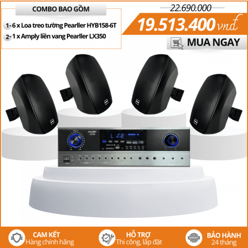 Bộ Loa Treo Tường Phát Nhạc Hay