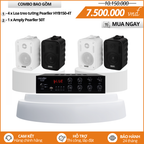 Combo Loa Nhỏ Treo Tường HYB150-4T