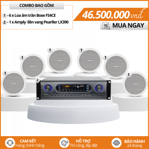 Bộ Loa Bose Âm Trần - 6 Loa Bose Freespace FS4CE