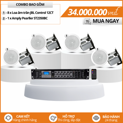 Bộ loa âm trần JBL - Bộ 8 Loa âm trần JBL Control 12CT