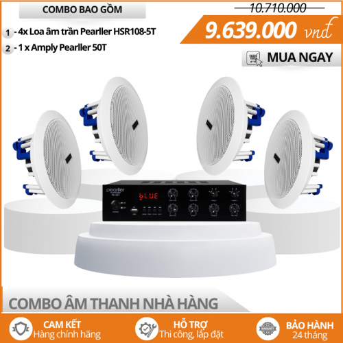 Hệ Thống Âm Thanh Nhà Hàng Nhỏ HSR108-5T