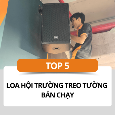 Tổng hợp 5 mẫu loa hội trường treo tường bán chạy