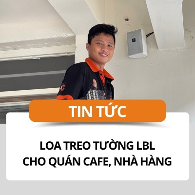 Gợi ý mẫu loa treo tường JBL cho quán cafe, nhà hàng
