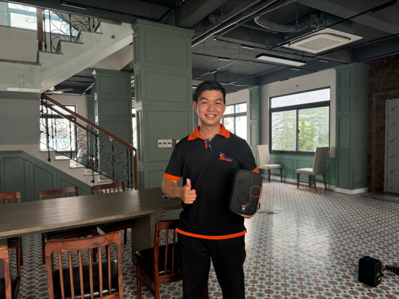 lap dat am thanh gym