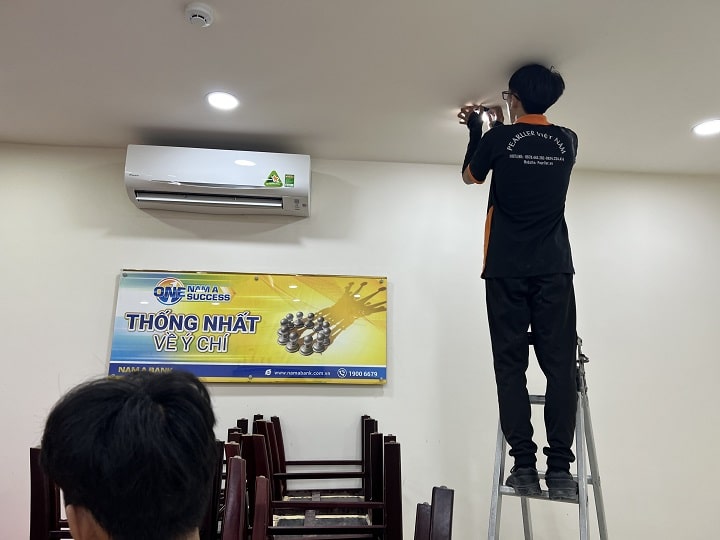 lắp đặt âm thanh văn phòng NamA Bank (5)