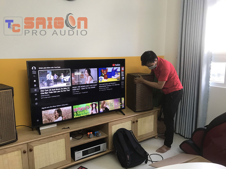 lắp đặt bộ karaoke