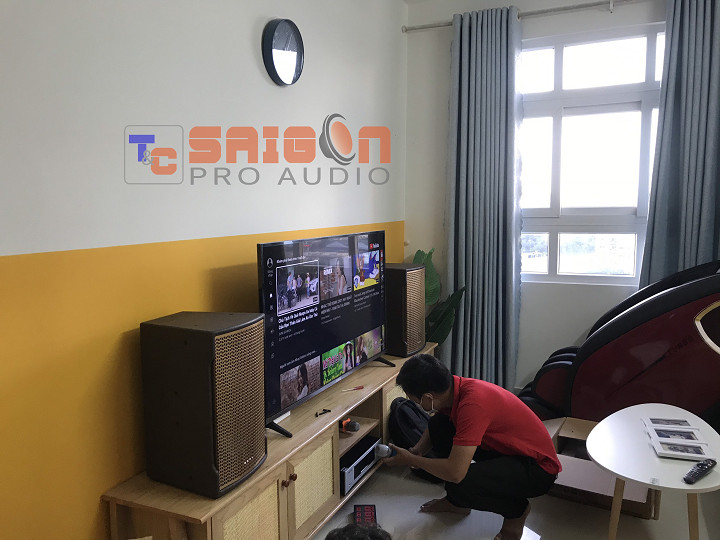 thiết kế dàn karaoke gia đình cho chung cư