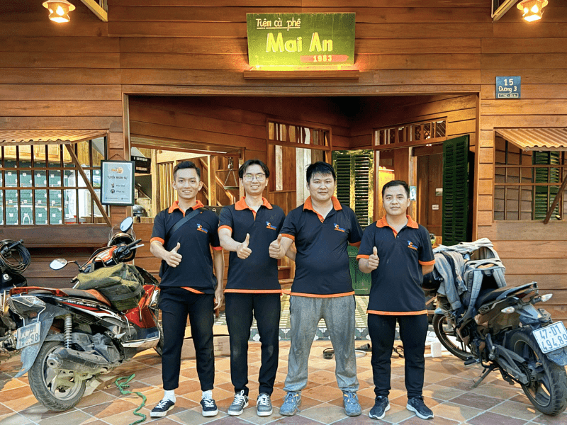 1loa cho quan cafe