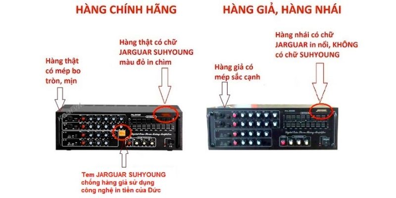 5cach phan biet amply jarguar that va gia