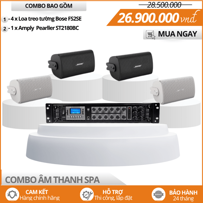 Gói Loa Treo Tường Bose FS2SE Chính Hãng Cho Spa