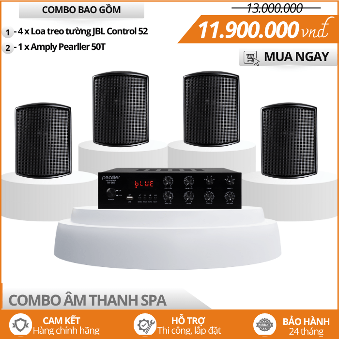Bộ Loa Nhỏ Nghe Nhạc Cho Spa JBL Control 52