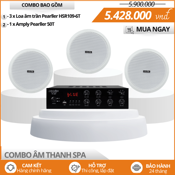 Dàn âm thanh cho Spa Pearllerr HSR109-6T