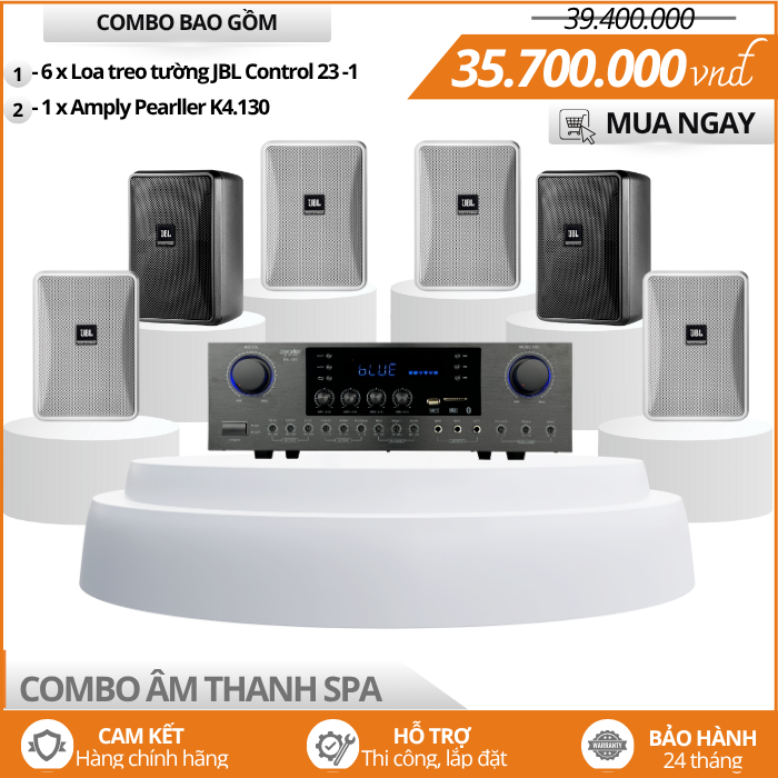 Trọn Bộ Loa Nghe Nhạc JBL Control 23-1 Cho Spa