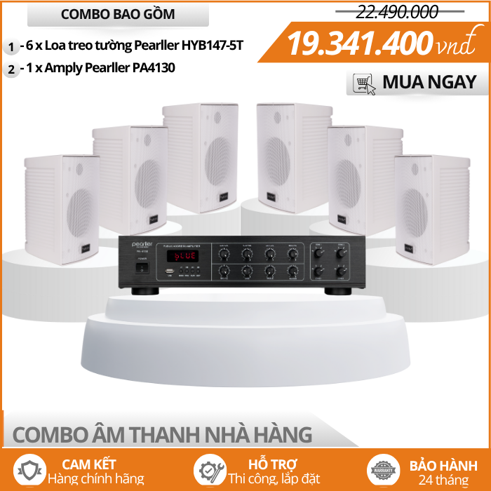 bo loa treo tuong nghe nhac hay cho nha hang