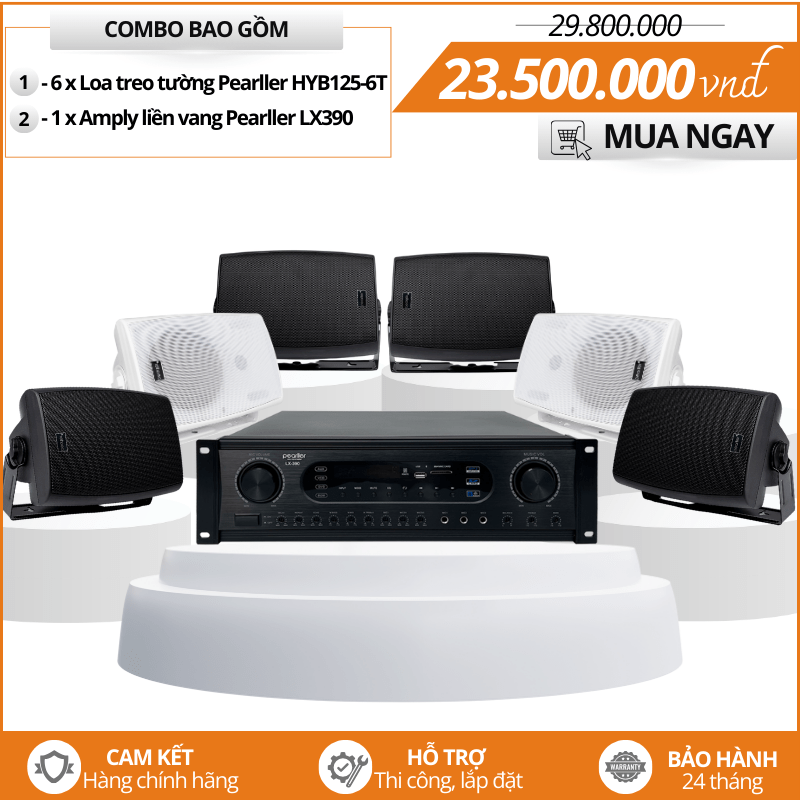 Hệ Thống Âm Thanh Nghe Nhạc Nền Hay - HYB125-6T