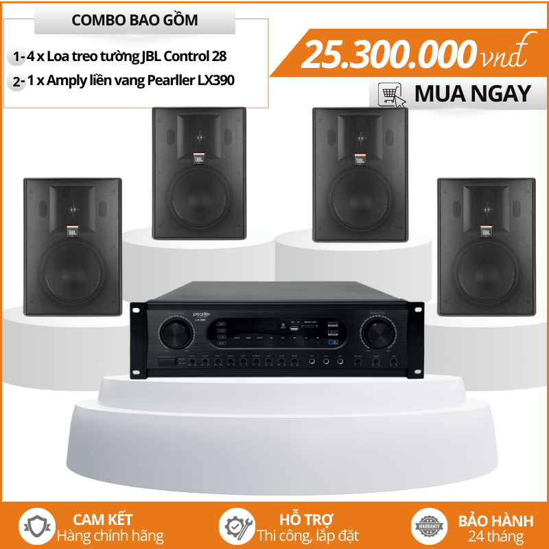 he thong loa treo tuong jbl chinh hang