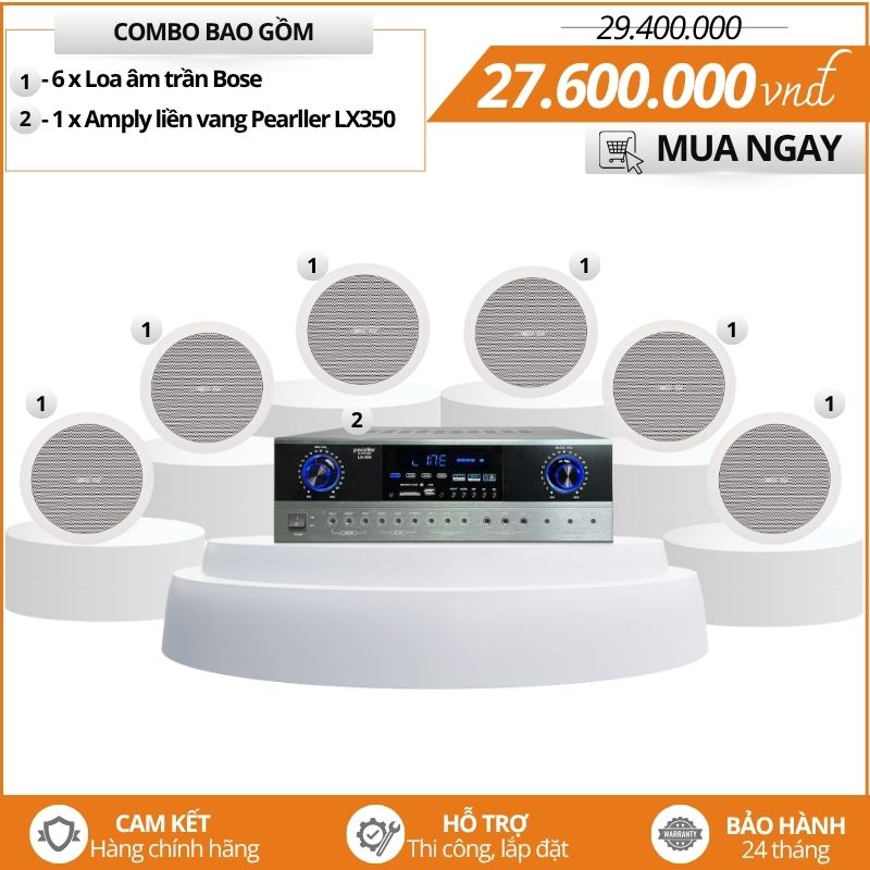 Combo loa âm trần