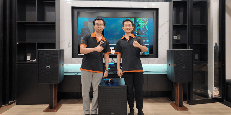 2dan loa karaoke gia dinh