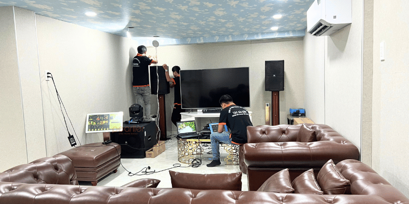 5dan loa karaoke gia dinh