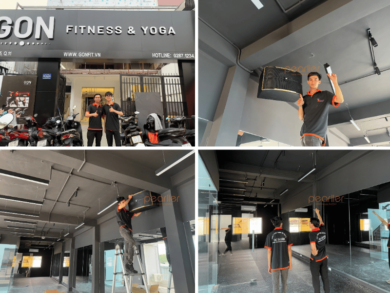 Loa JBL Pasion 12 chơi nhạc căng cho Gọn Fitness & Gym