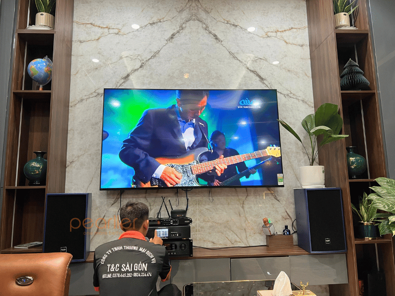 Loa CP10 ứng dụng hát karaoke gia đình tại quận 9