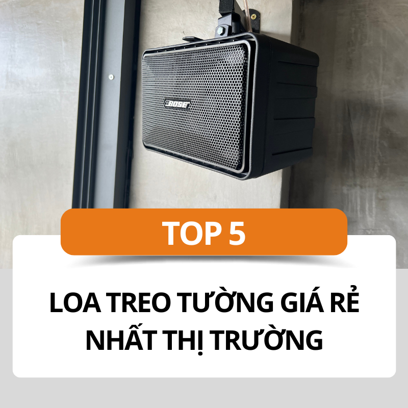  TOP 5 mẫu loa treo tường giá rẻ nhất thị trường Bildidee 